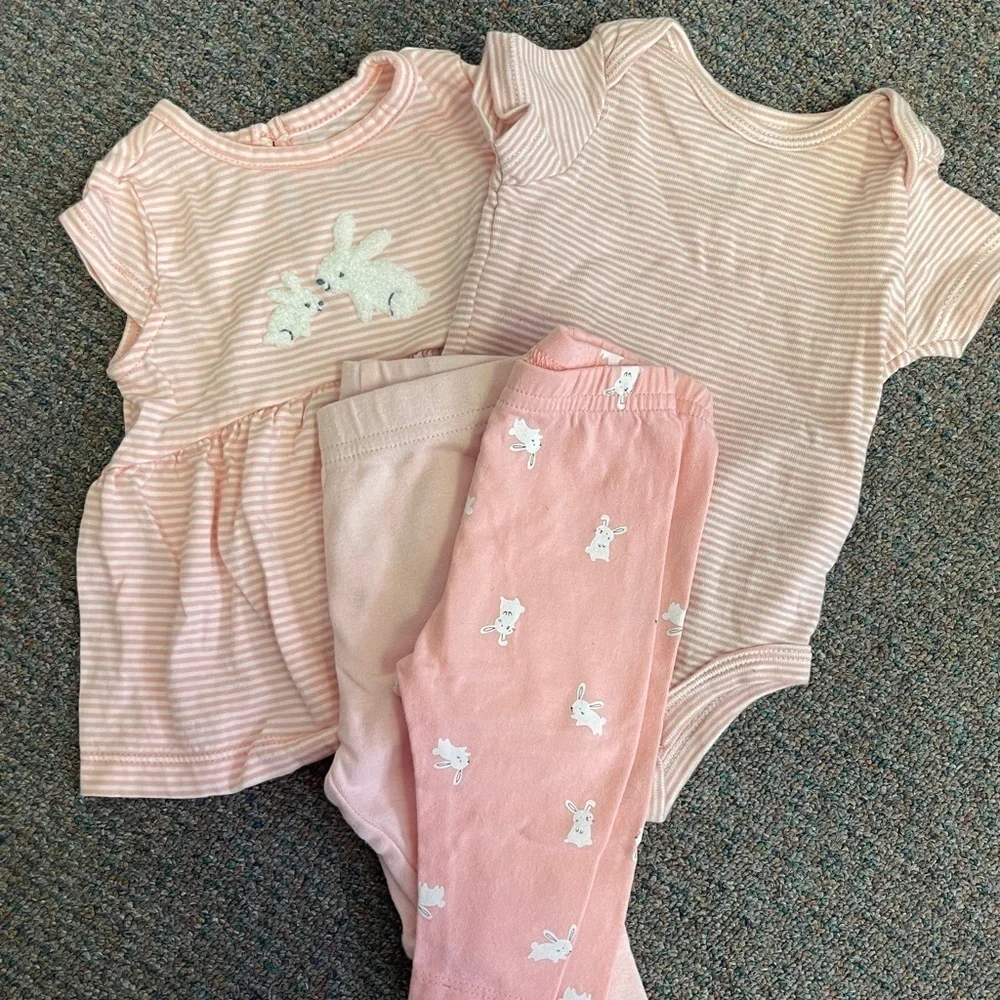 🚨CLEARANCE 0124-67 Baby Bunny 4 piece Set